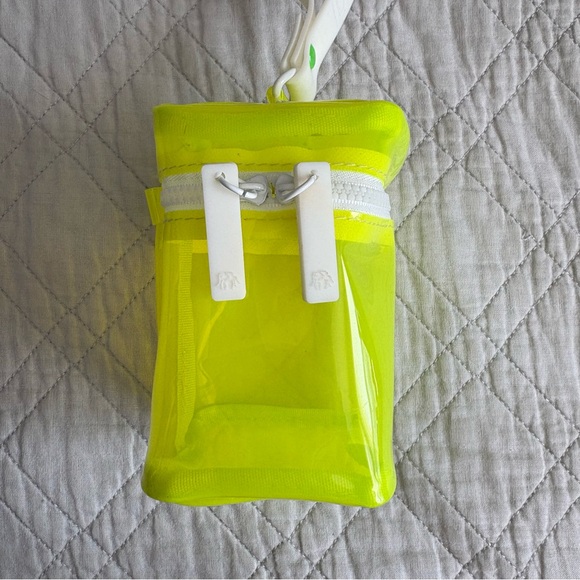Drunk Elephant Neon Yellow Cosmetic Bag - Picture 4 of 5